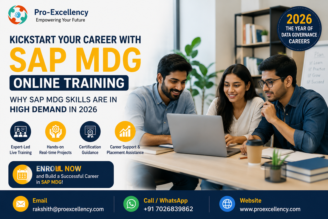 Kickstart Your Career with SAP MDG Online Training: Why SAP MDG Skills Are in High Demand in 2026