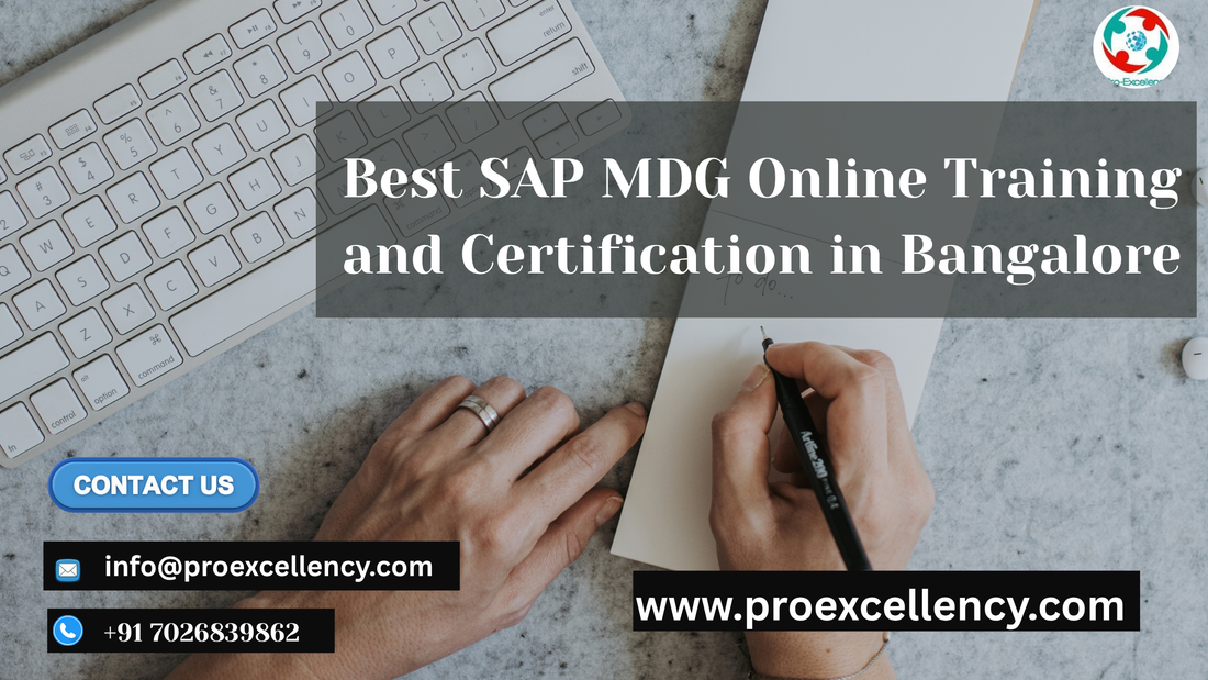 Learn Best SAP MDG Online Training and Certification in Bangalore 2026