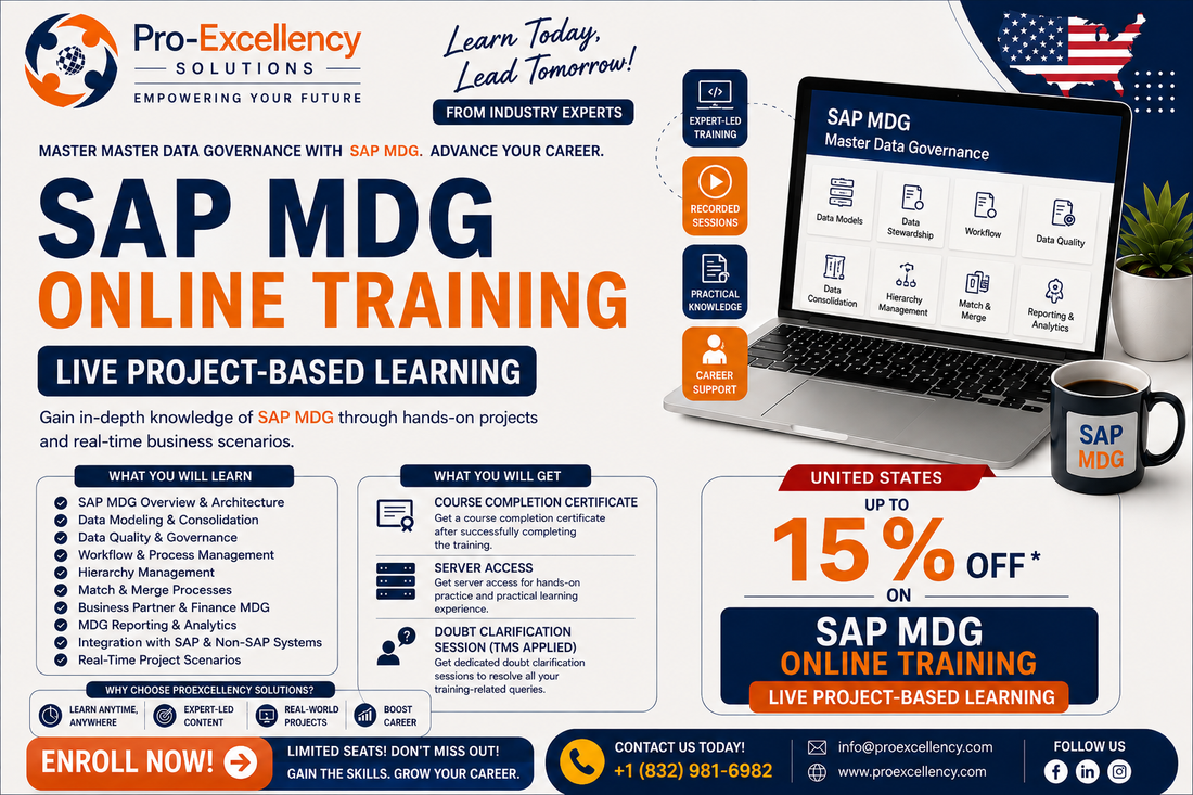 From Fresher to MDG Consultant: Your Roadmap to Mastering SAP MDG in United States