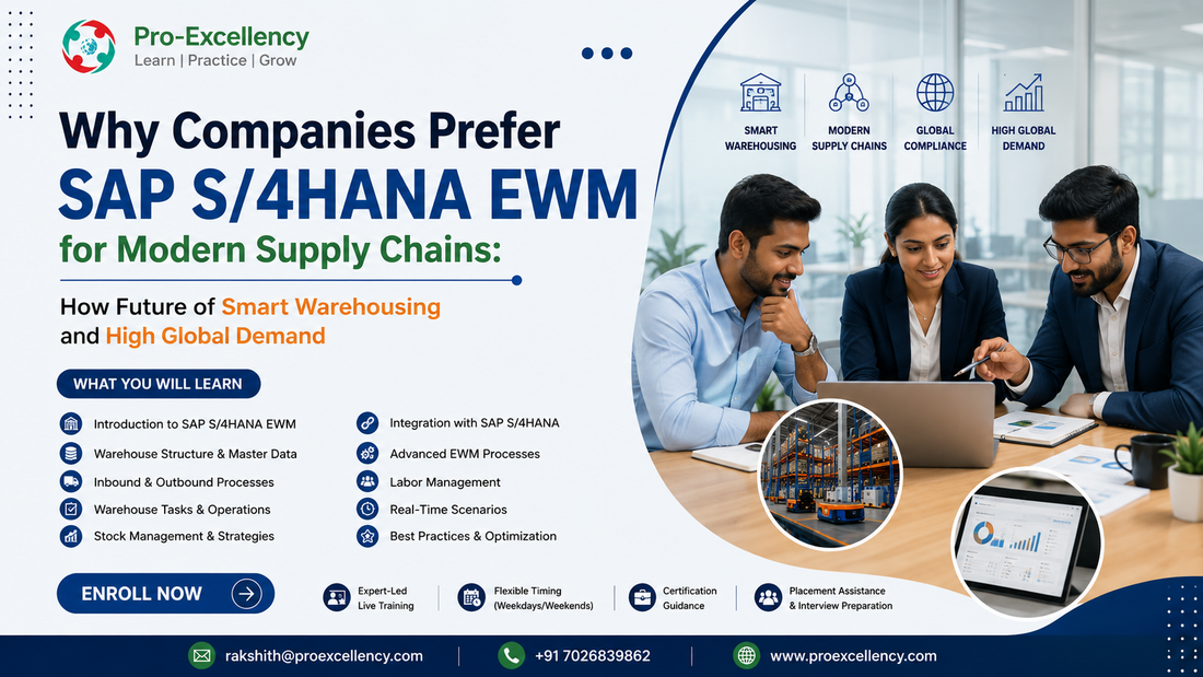 Why Companies Prefer SAP S/4HANA EWM for Modern Supply Chains: The Future of Smart Warehousing and High Global Demand