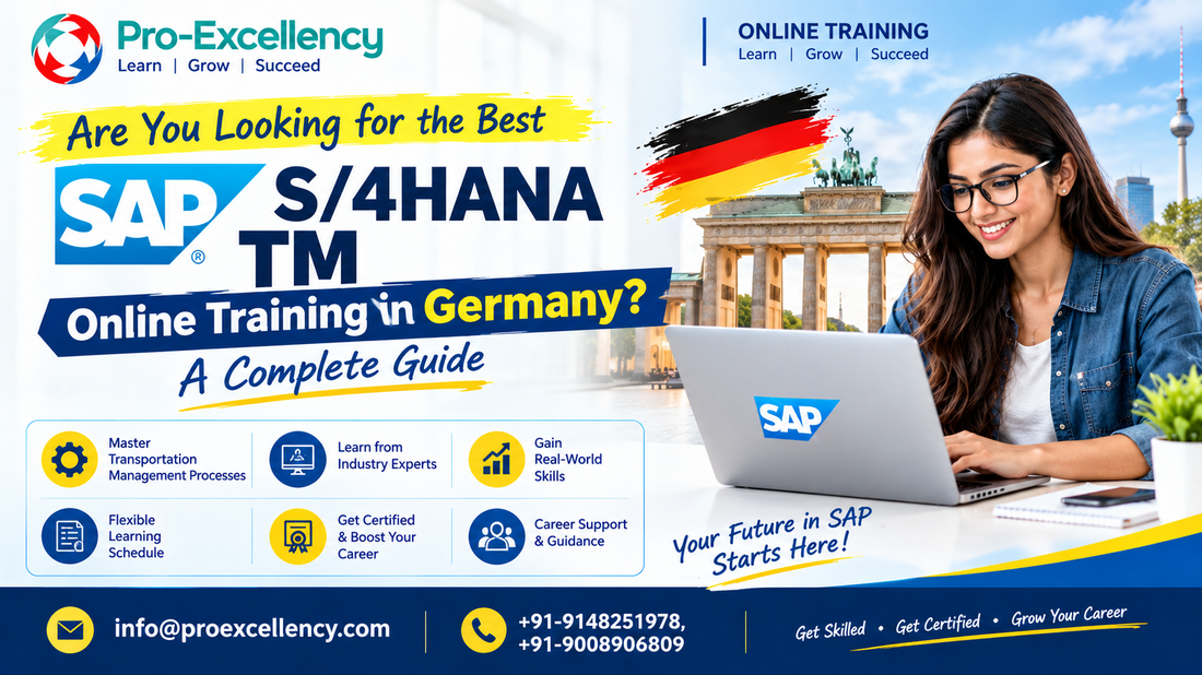 Are You Looking for the Best SAP S/4HANA TM Online Training in Germany? A Complete Guide
