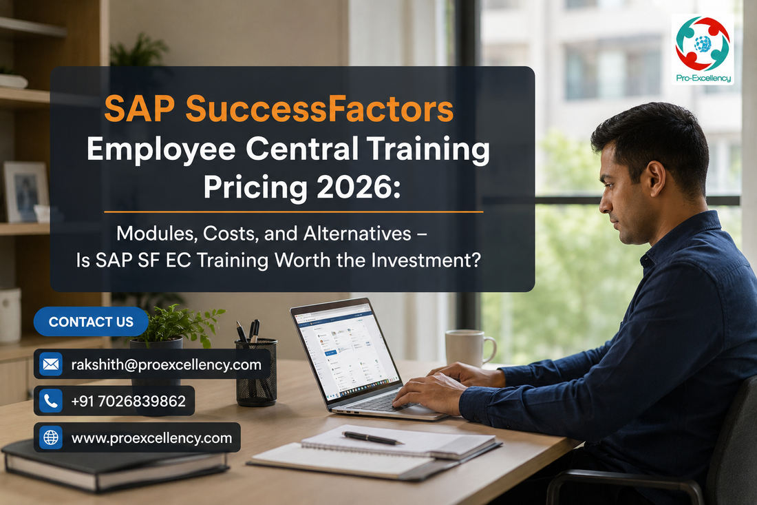SAP SuccessFactors Employee Central Training Pricing 2026: Modules, Costs, and Alternatives – Is SAP SF EC Training Worth the Investment?