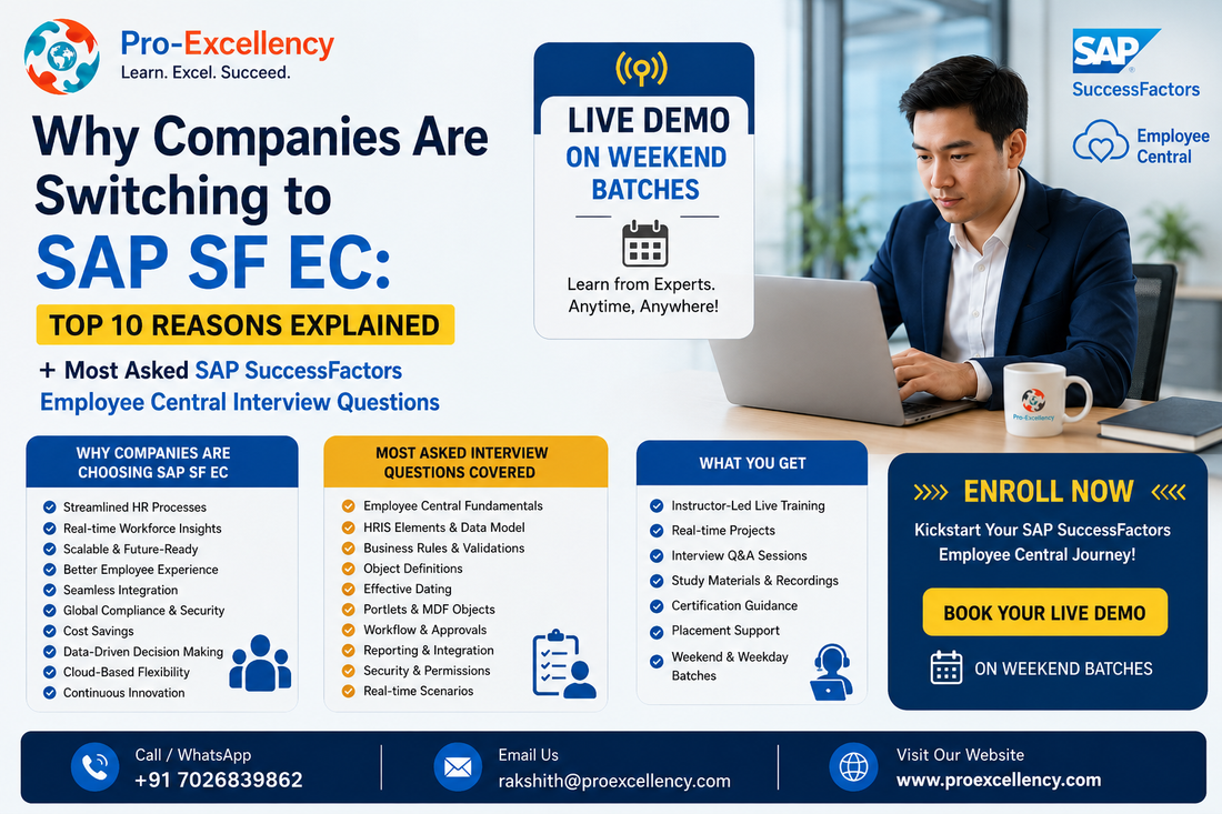 Why Companies Are Switching to SAP SF EC in 2026