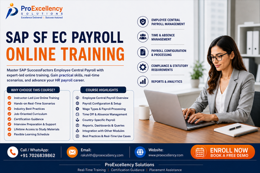 Confused About SAP SF EC Payroll? Learn SAP SF EC From Scratch: A Step-by-Step Online Training Guide