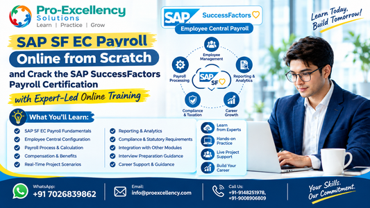 No SAP Background? No Problem.  Learn SAP SF  EC Payroll Online from Scratch and Crack the SAP SuccessFactors Payroll Certification with Expert-Led Online Training?