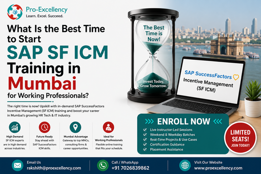 What Is the Best Time to Start SAP SF ICM Training in Mumbai for Working Professionals?