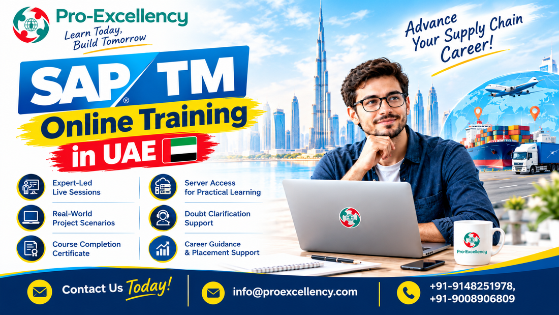 Ready to Plan Freight Like a Pro? Start SAP TM Online Training in Dubai: Certification-Ready and Built for Working Professionals in the UAE