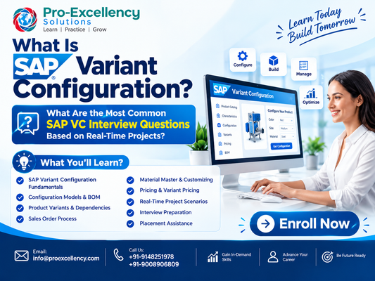 What Is SAP Variant Configuration? What Are the Most Common SAP VC Interview Questions Based on Real-Time Projects?