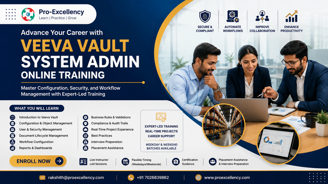 Learn Veeva Vault Configuration, Security, and Workflow Management with Expert-Led Training: The Complete Veeva Vault System Admin Guide for Beginners and Experienced Professionals