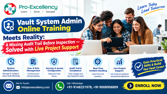 Veeva Vault System Admin Online Training Meets Reality: A Missing Audit Trail Before Inspection — Solved with Live Project Support