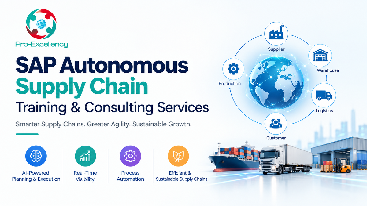SAP Autonomous Supply Chain Training & Consulting Services