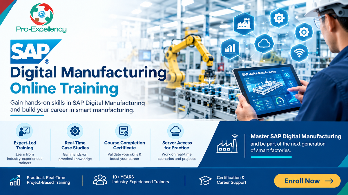 SAP Digital Manufacturing Online Training