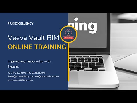 Veeva Training Module Veeva Vault Rim Online Training Course | Proexcellency