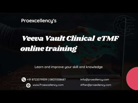 Veeva Training Module Veeva Vault eTMF Training – Proexcellency